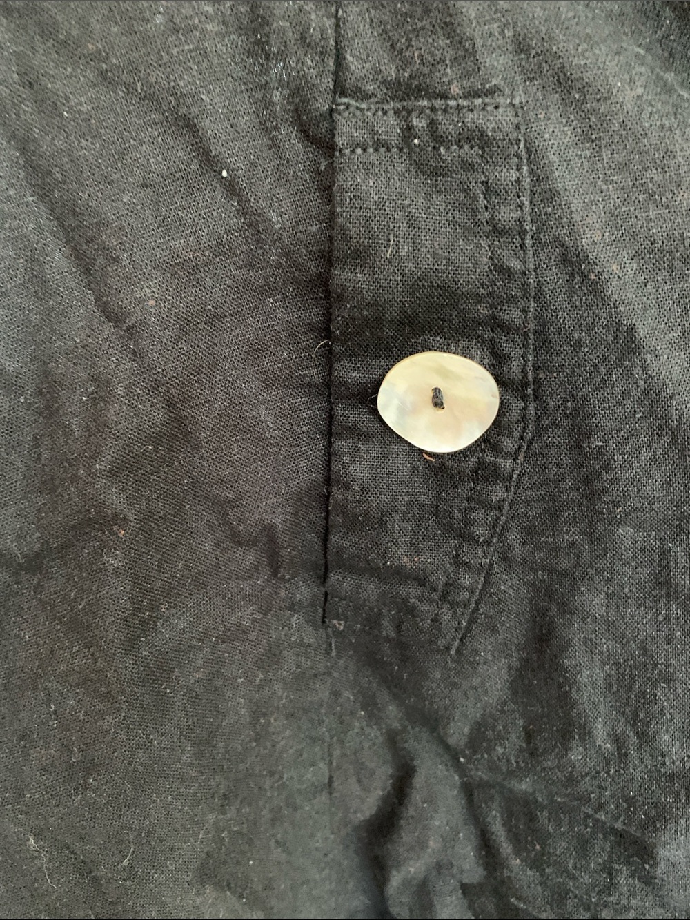 Women’s Black Linen Hooded Button-Front Jacket Jones New York Size Small - Picture 6 of 8
